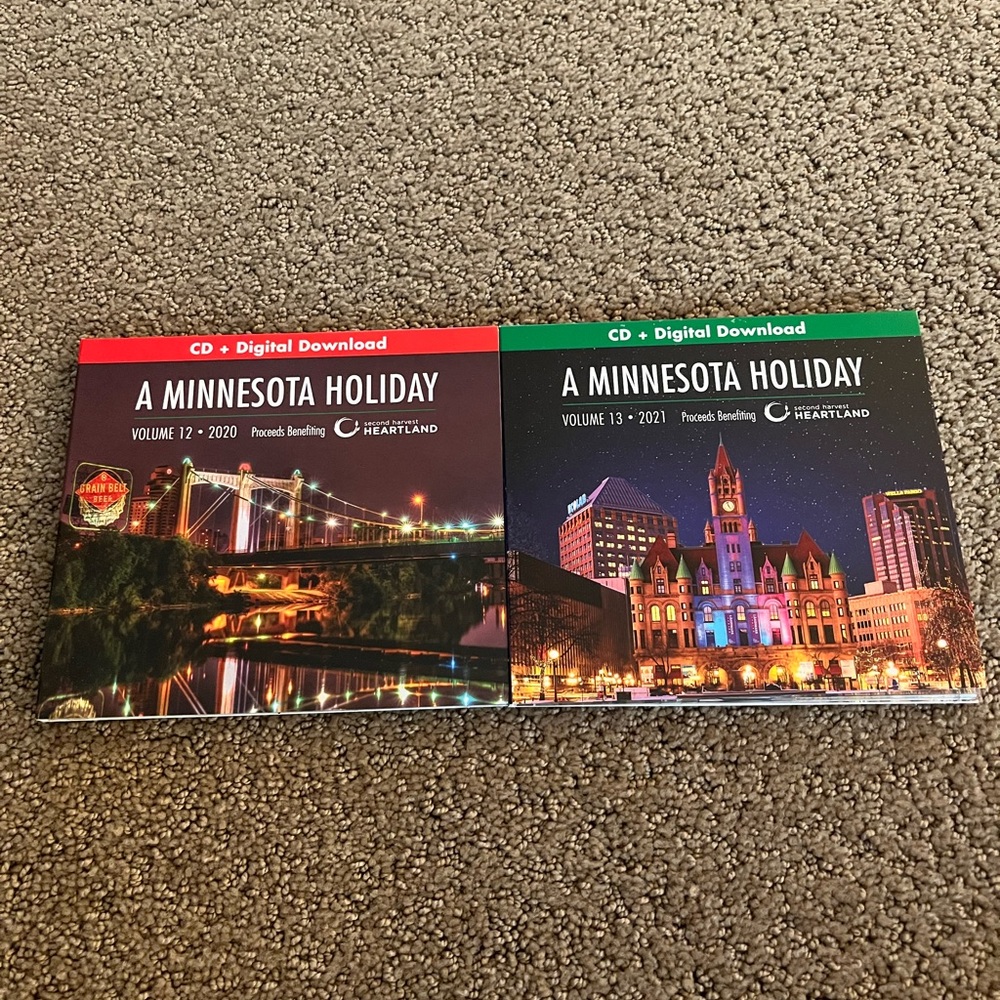 MN holiday cds- two pack 2020 and 2021 perfect for the holidays coming up. 😊